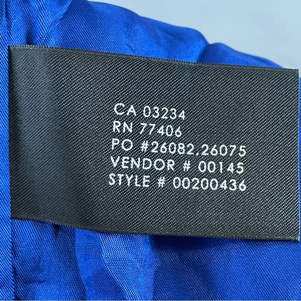 Club Monaco Sheath Dress Mini Women Size 0 Blue Sleeveless Cotton‎ Darts Sleek - Image 12