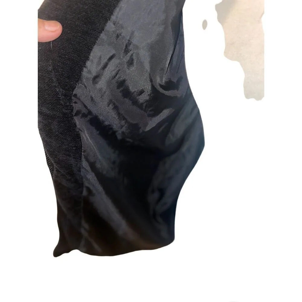 White Stag Vintage Embroidered Chenelle Long Sleeve Black Button Down Shacket Si - Image 10