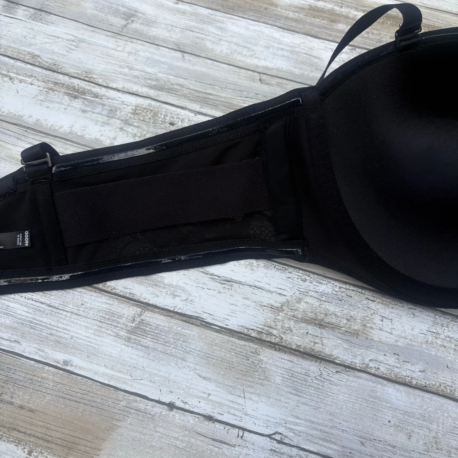 TORRID Bra NWT Sz 46DDD Black Bombshell Everyday Lace Strapless Push Up Padded - Image 6