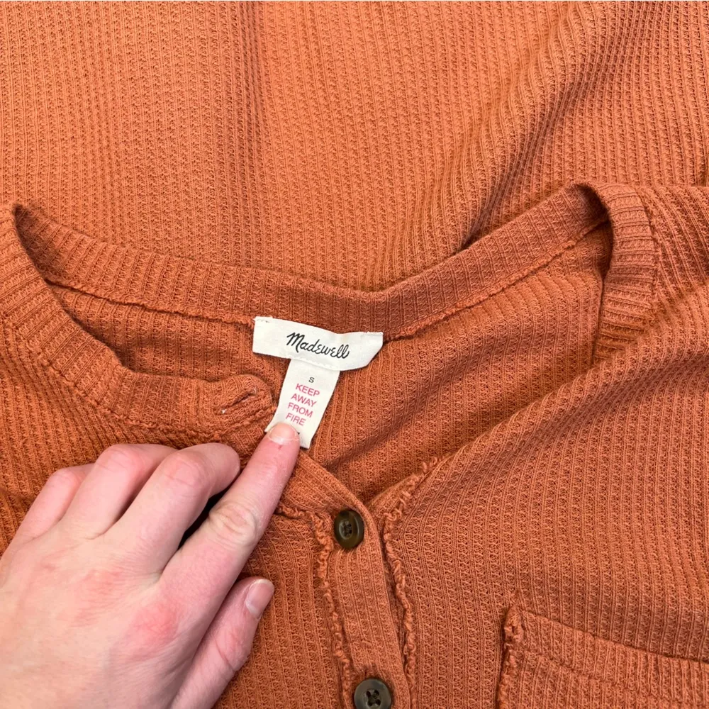 Madewell  Waffle Henley Top - Image 2