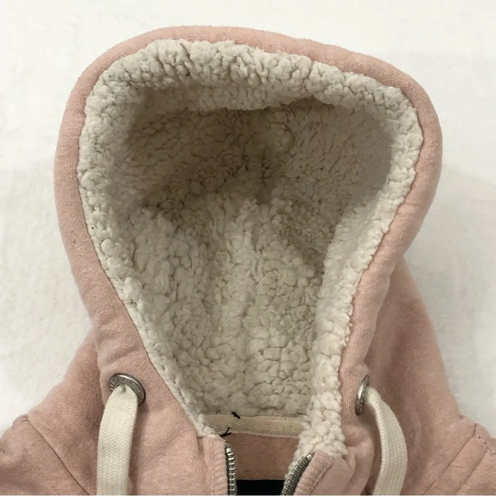 Superdry Midwest Parks Missouri USA Aria Applique Zip Hoodie Sweatshirt Womens L - Image 11