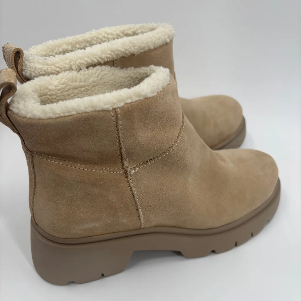 Steve Madden Hatcher Sherpa Bootie Sand Suede - Image 6