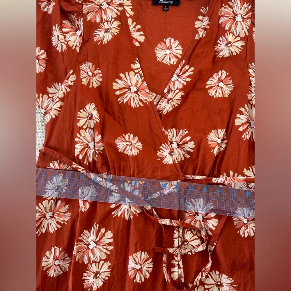 Red Floral Summer Dress - Image 3