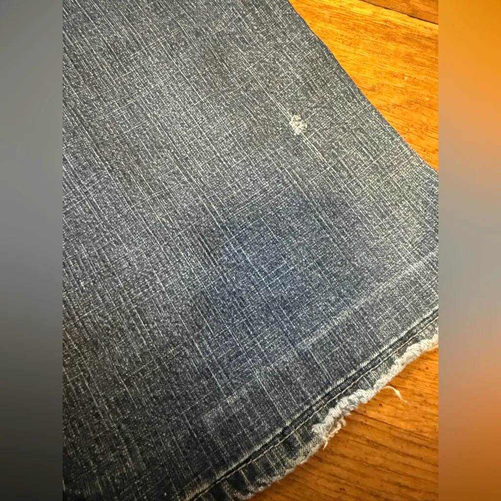 Diesel VTG Distressed 2002 Stripp no waistband low rise jeans 26x32 Italy Y2K - Image 11