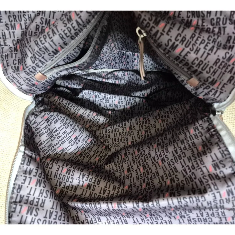 STELLA & DOT Blush Camo Camouflage “Crush It” Backpack Clean 2 Compartment - Image 9