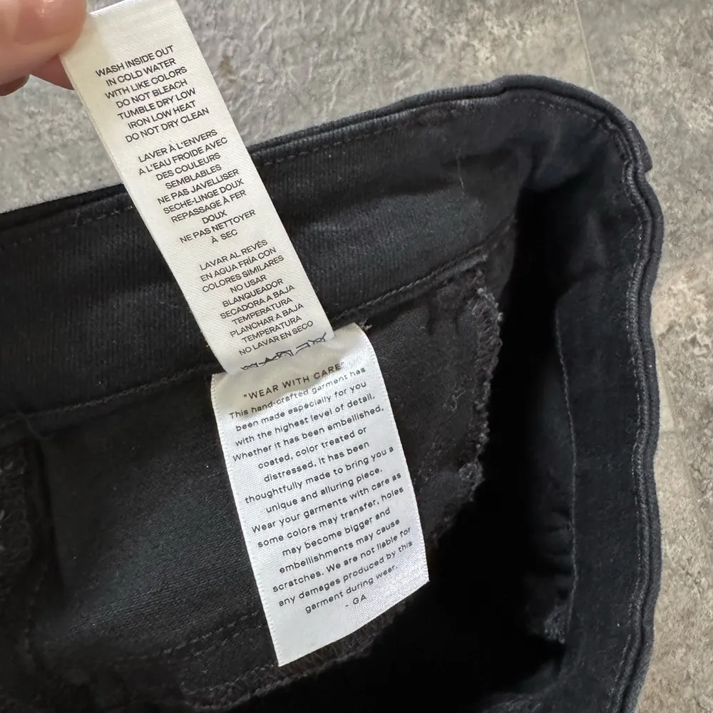 Good American Black Jeans Size 2 - Image 5