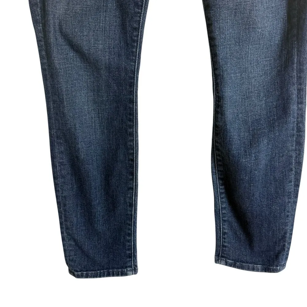 Mother The Looker Crop Switch It Up High Rise Blue Denim Skinny Jeans Size 25 - Image 8