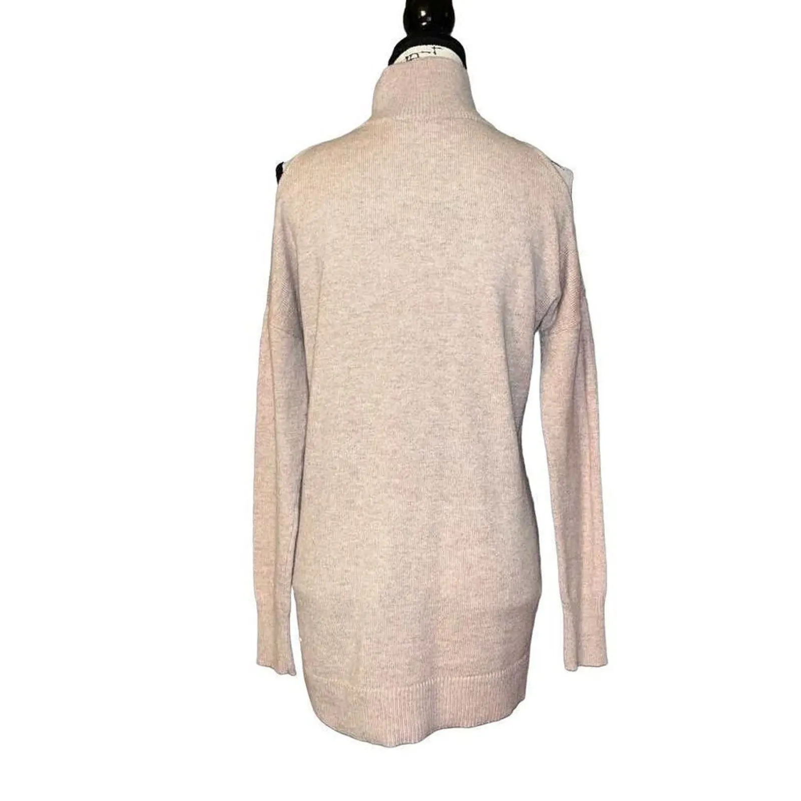 Halogen tan cold shoulder sweater small‎ - Image 2