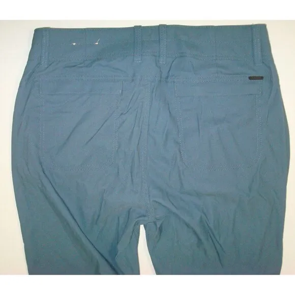 New NWT Womens Prana Pants Alana Deep Stellar Blue 14 Short Hike Convertible - Image 2