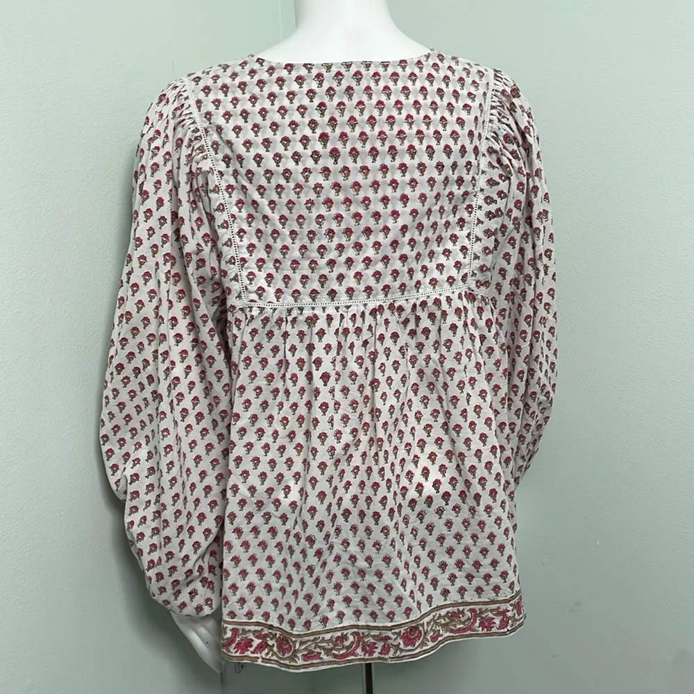 Sur La Vague Boho Blouse one size Pink Size undefined - Image 8