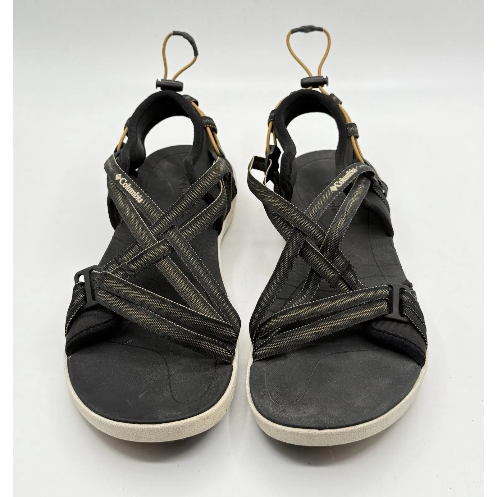 Columbia Black Women's Sport Sandal Size Strappy‎ Outdoor Hiking 10 Adjustable - Image 2