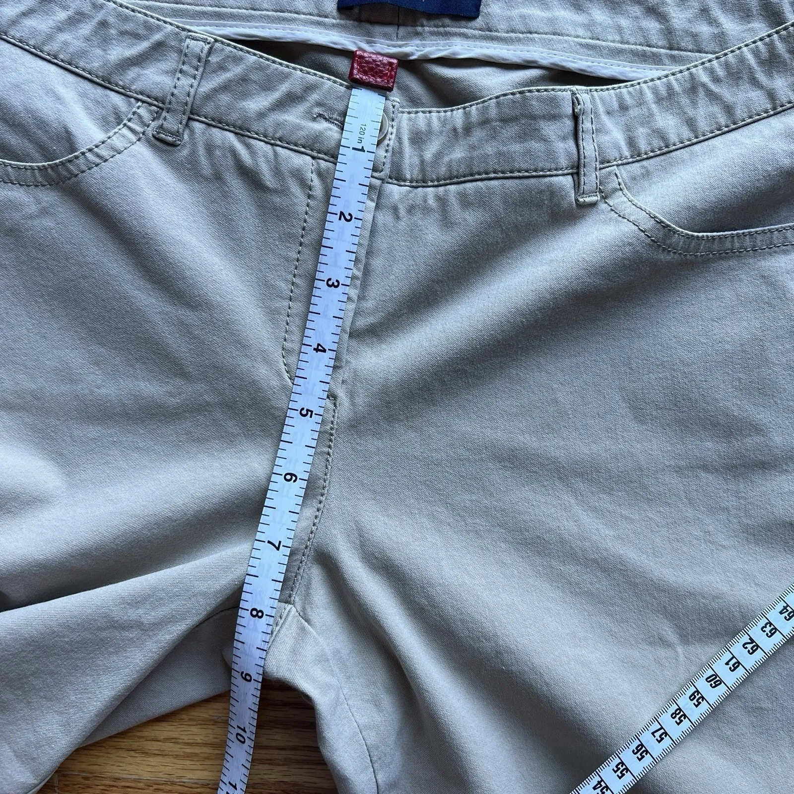 Piazza Sempione Italian Cotton Stretch Bermuda Shorts IT 44‎ US 8 10 - Image 6