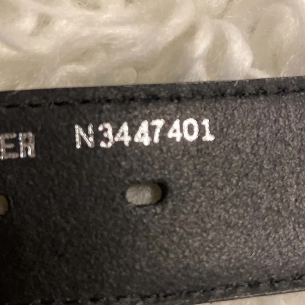 Nocona Gray and Silver Western Belt with Ornate Buckle size S 1/2” wide - Image 7