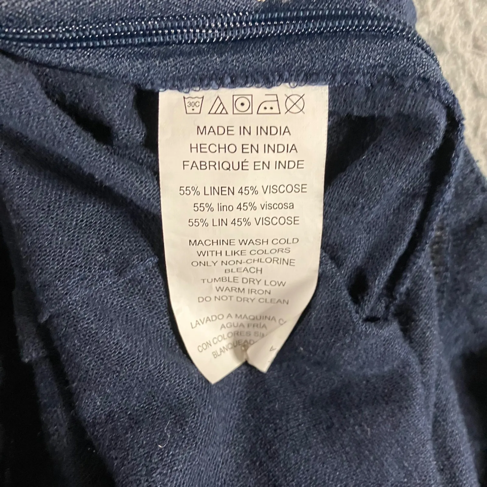 Michael Kors Pants Women 8 High Rise‎ Linen Blend Pleated Front Gold Button - Image 8