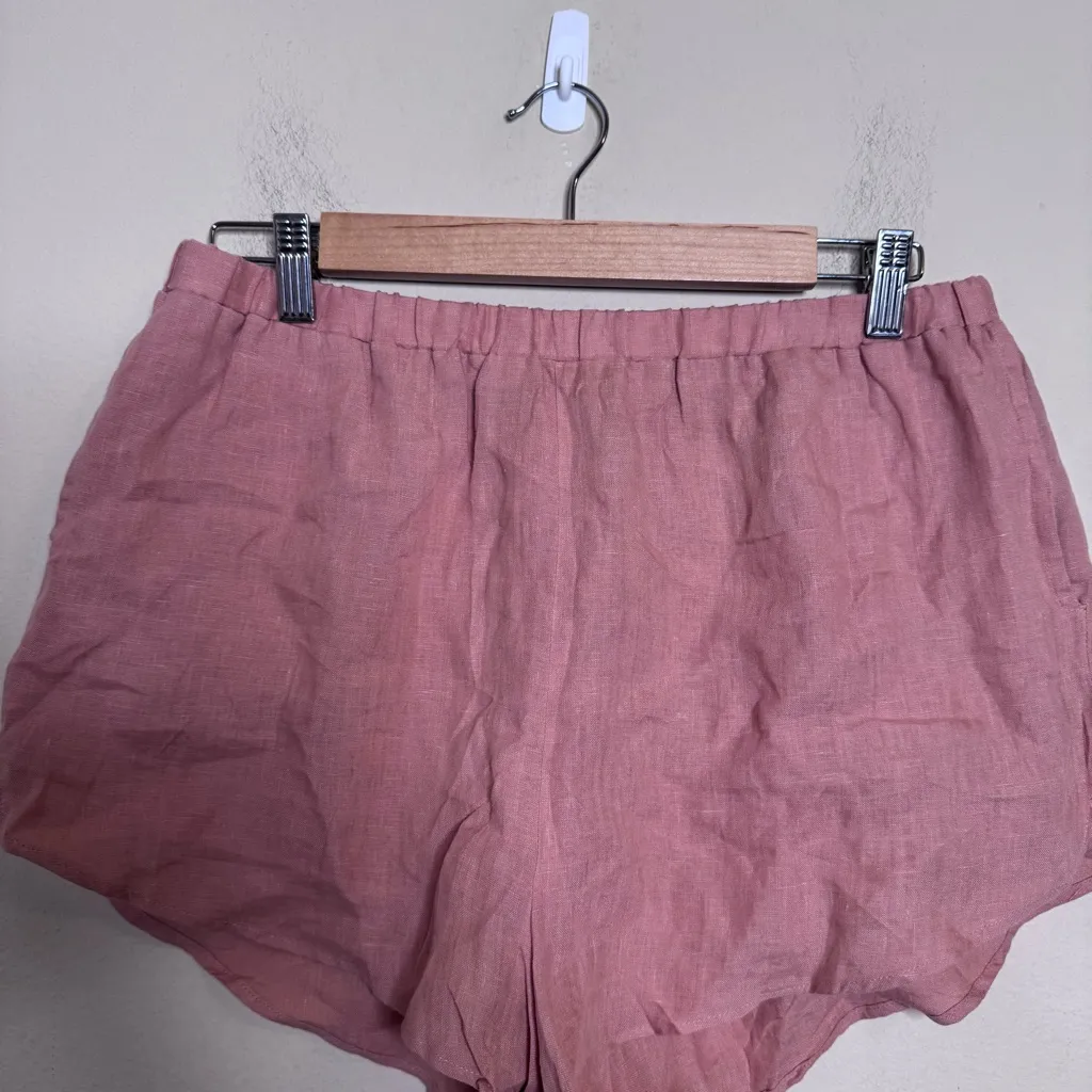 Vitamin A Tallows Linen Coverup Shorts - Image 4