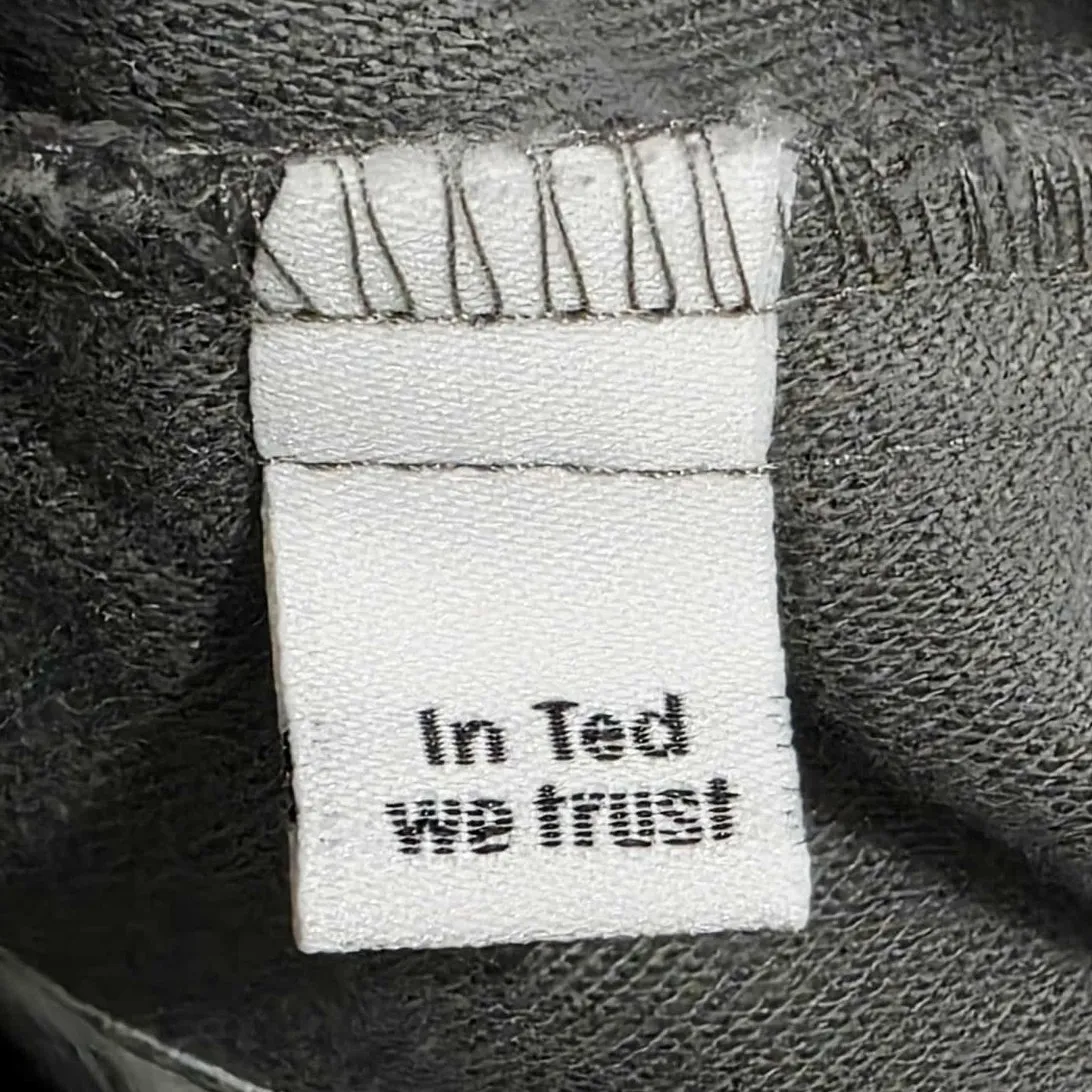 Ted Baker Jean Vintage Pleated Faux Suede Circle Mini Skirt Green Gray Size 3 - Image 7