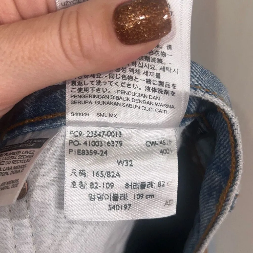 ✨Levi's Original Fit High-Rise Women's Jean Sz 32 Shorts✨ - Image 8