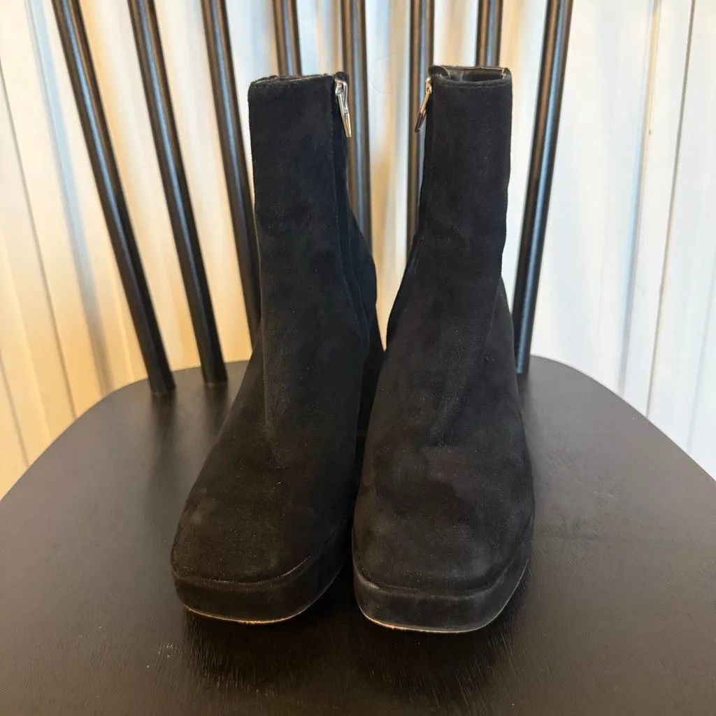 Dolce Vita Gracie black suede platform boots size 6.5 - Image 7
