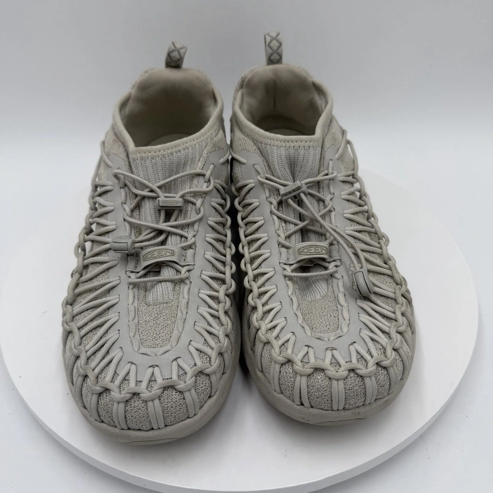 KEEN UNEEK Women's Woven Cord Sneakers Gray Size 10 Camping Hiking - Image 3