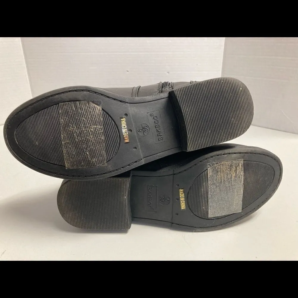 MONTANA BAMBOO, 17”, Side Zip Black Riding Boots, 6‎ - Image 3