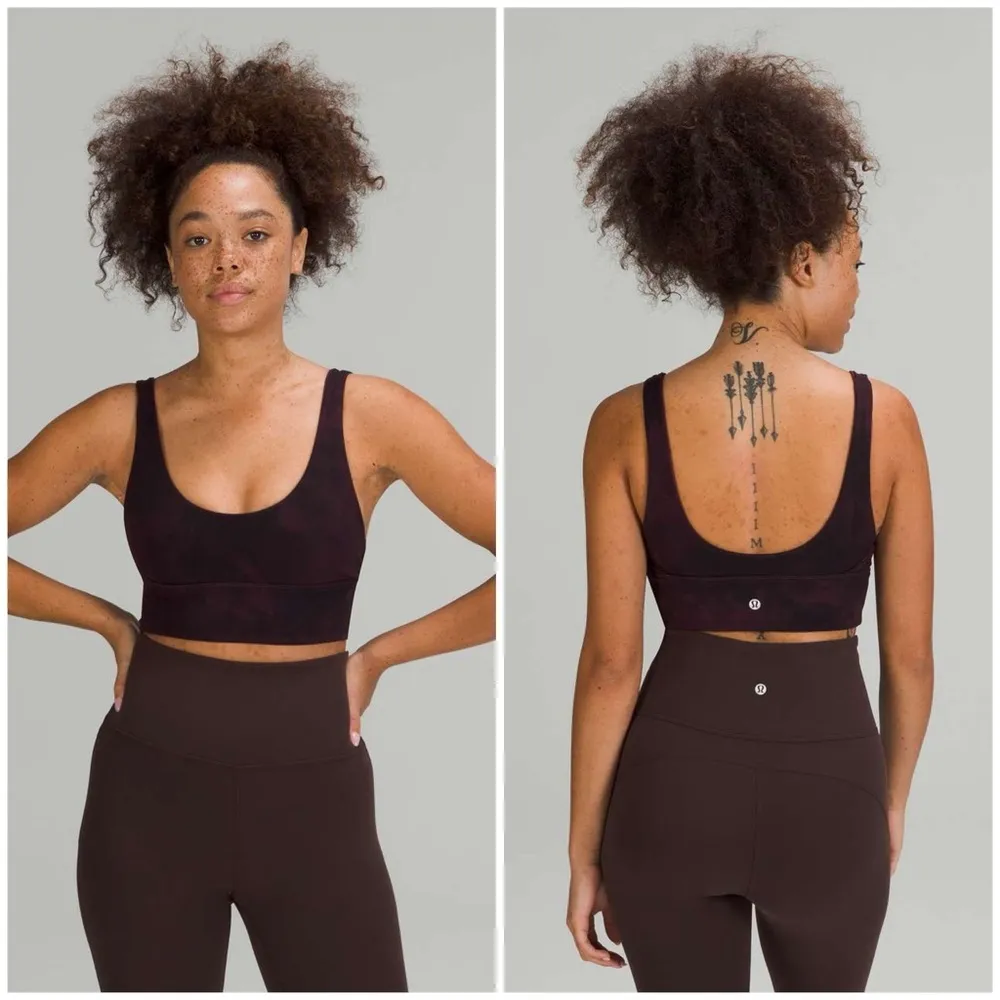 Lululemon Align Reversible Bra *Light Support, A/B Cup Diamond Dye (Size 6) - Image 3