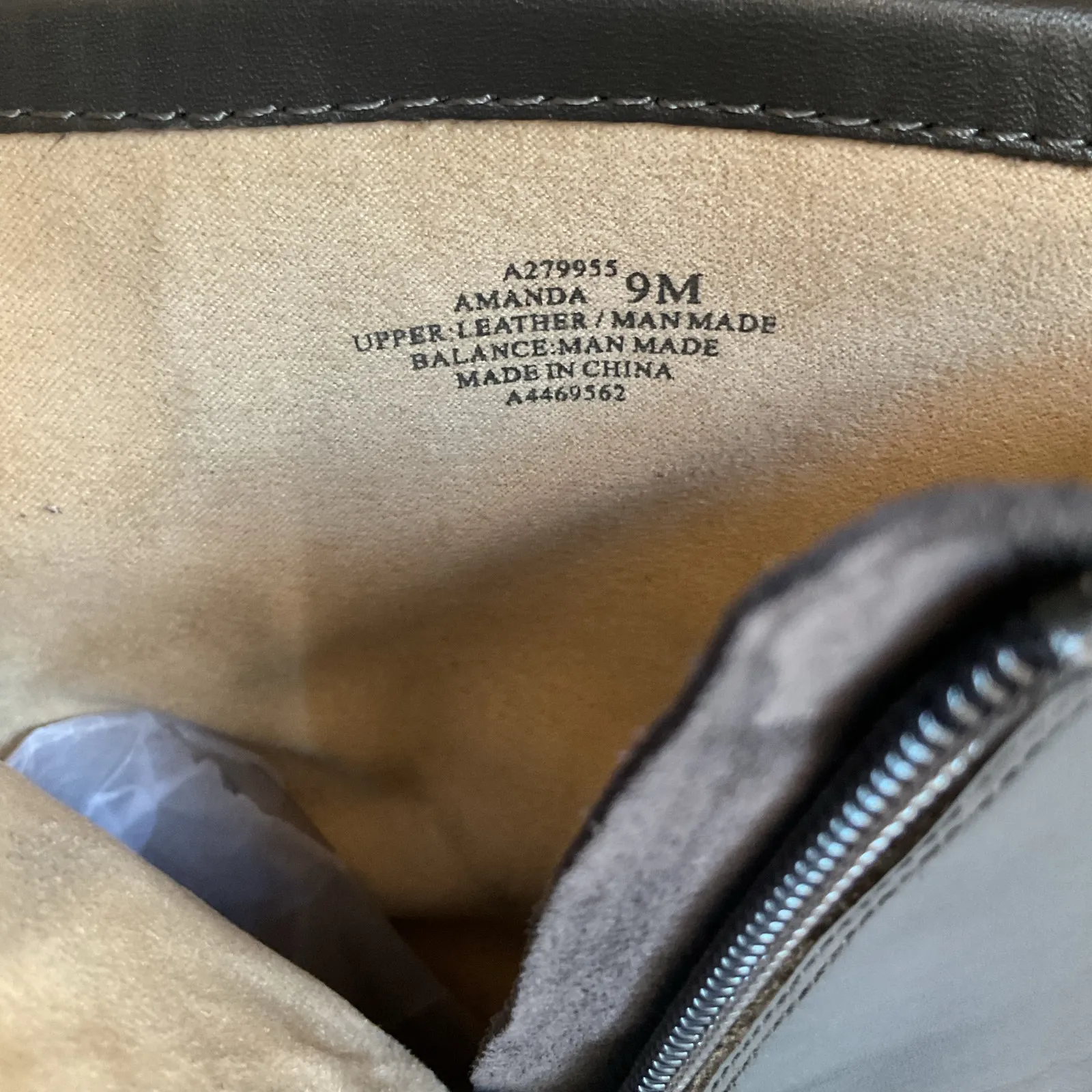 Grey Suede & Leather Amanda Mid - Image 10