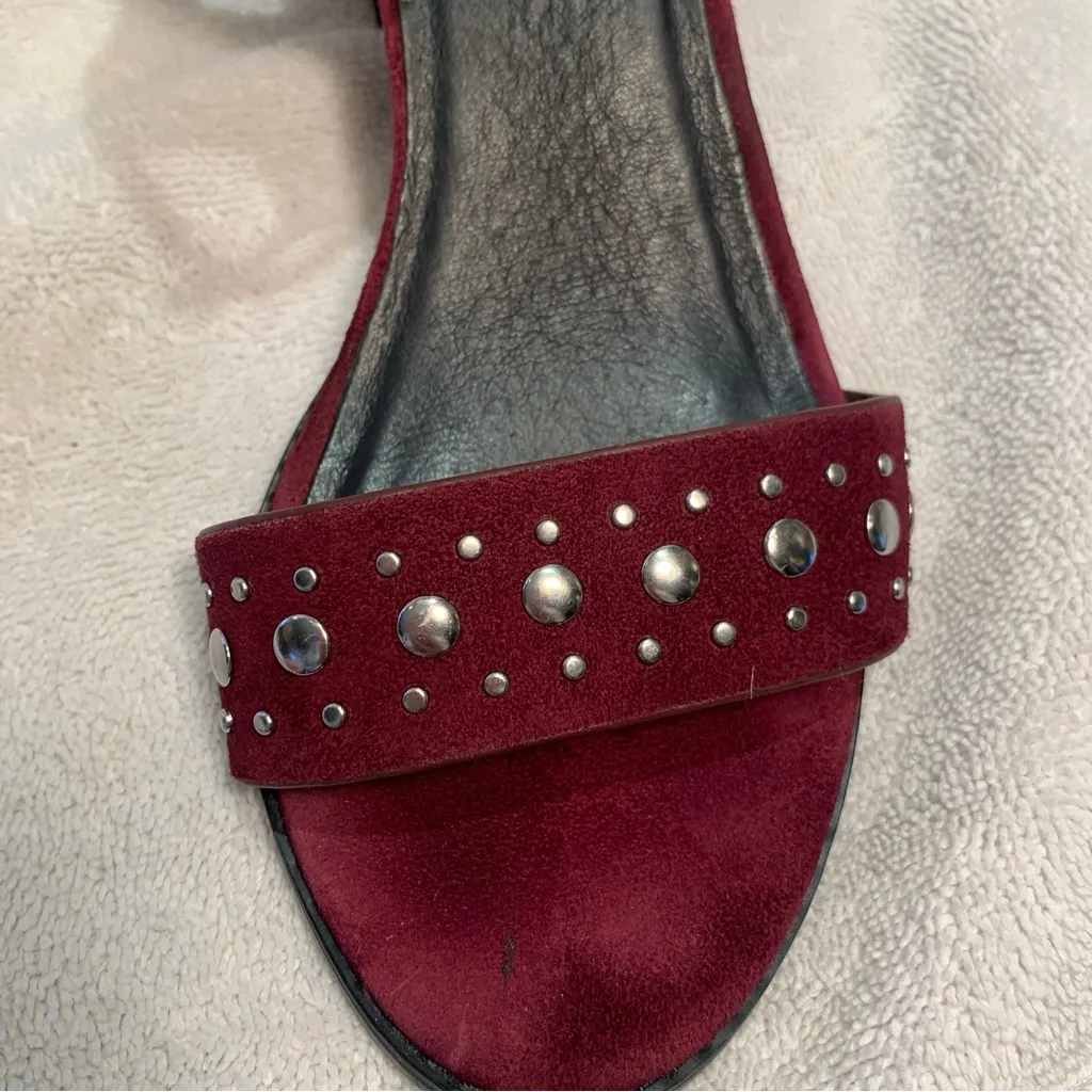 Sol Sana Purple Studded Chunky Heels Women's Size Euro‎ 38 - US 7.5 - Image 8