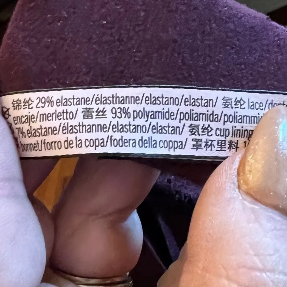 Victoria's Secret Push-Up‎ Maroon Bra - Image 7