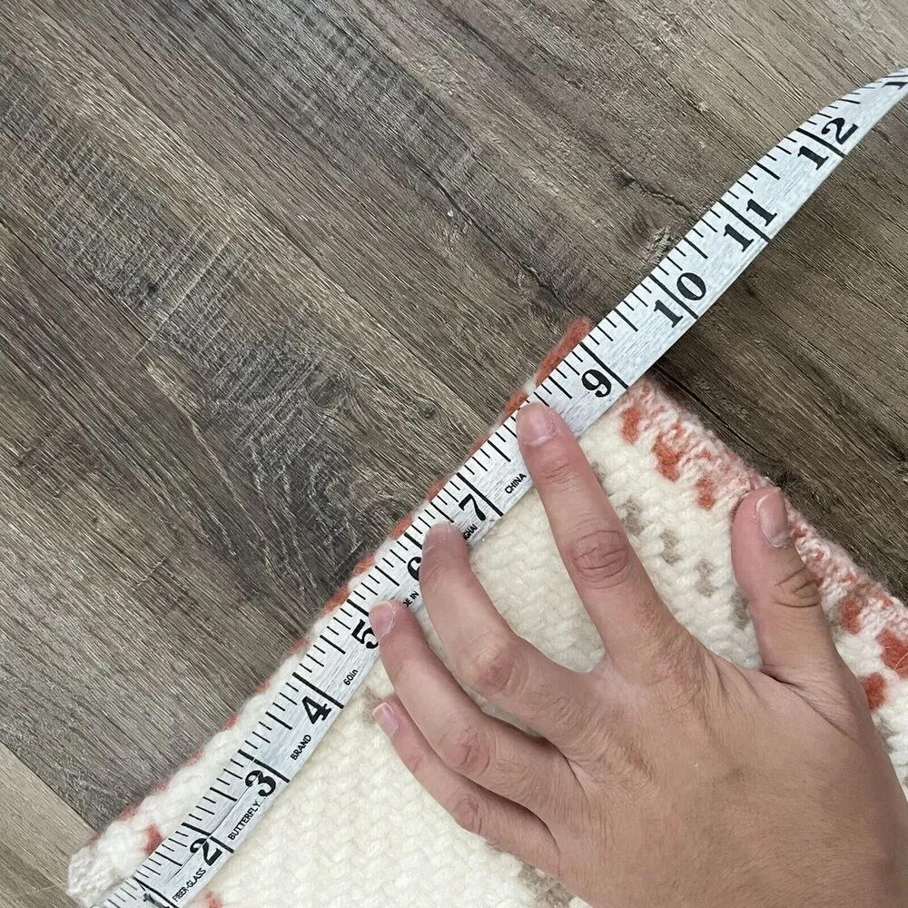 Banana Republic Factory Lambs Wool Blend Fringe Scarf 64x9 In - Image 7