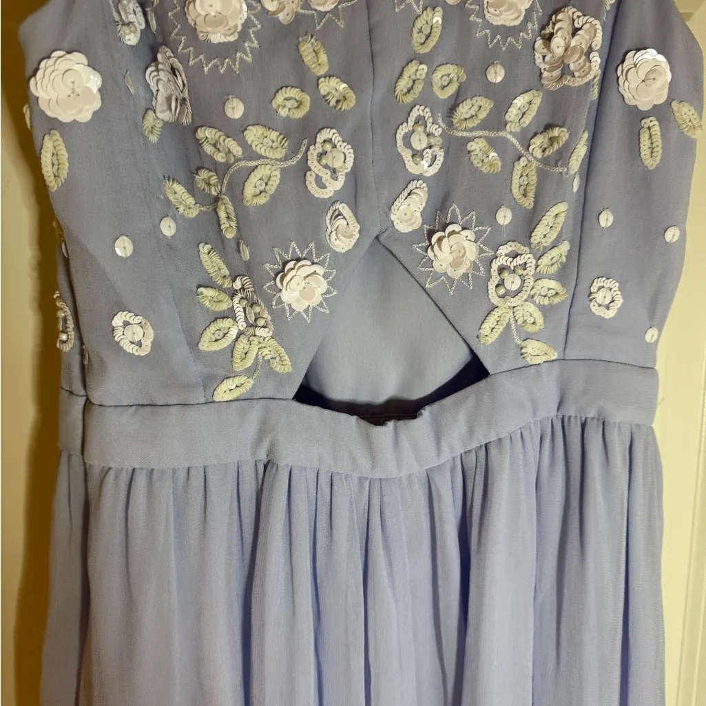 NWT French Connection Women's Dalia Sheer‎ Dress, 2 - Image 9