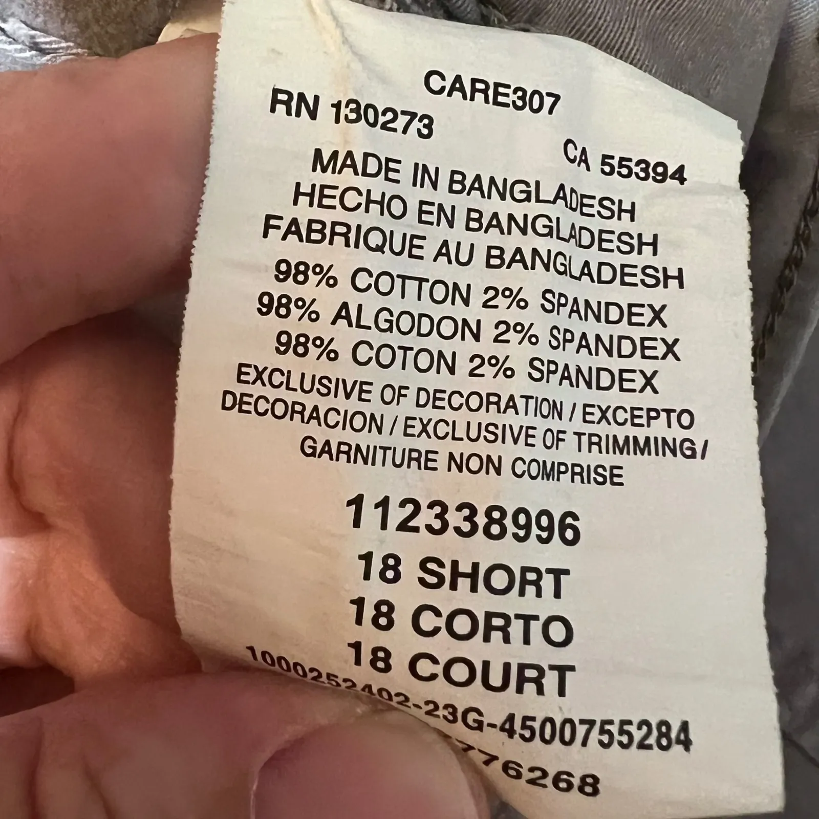 Lee Cargo Pants Womens 18 Short Gray Casual Stretch Pockets Comfy Outdoor Work - Image 5