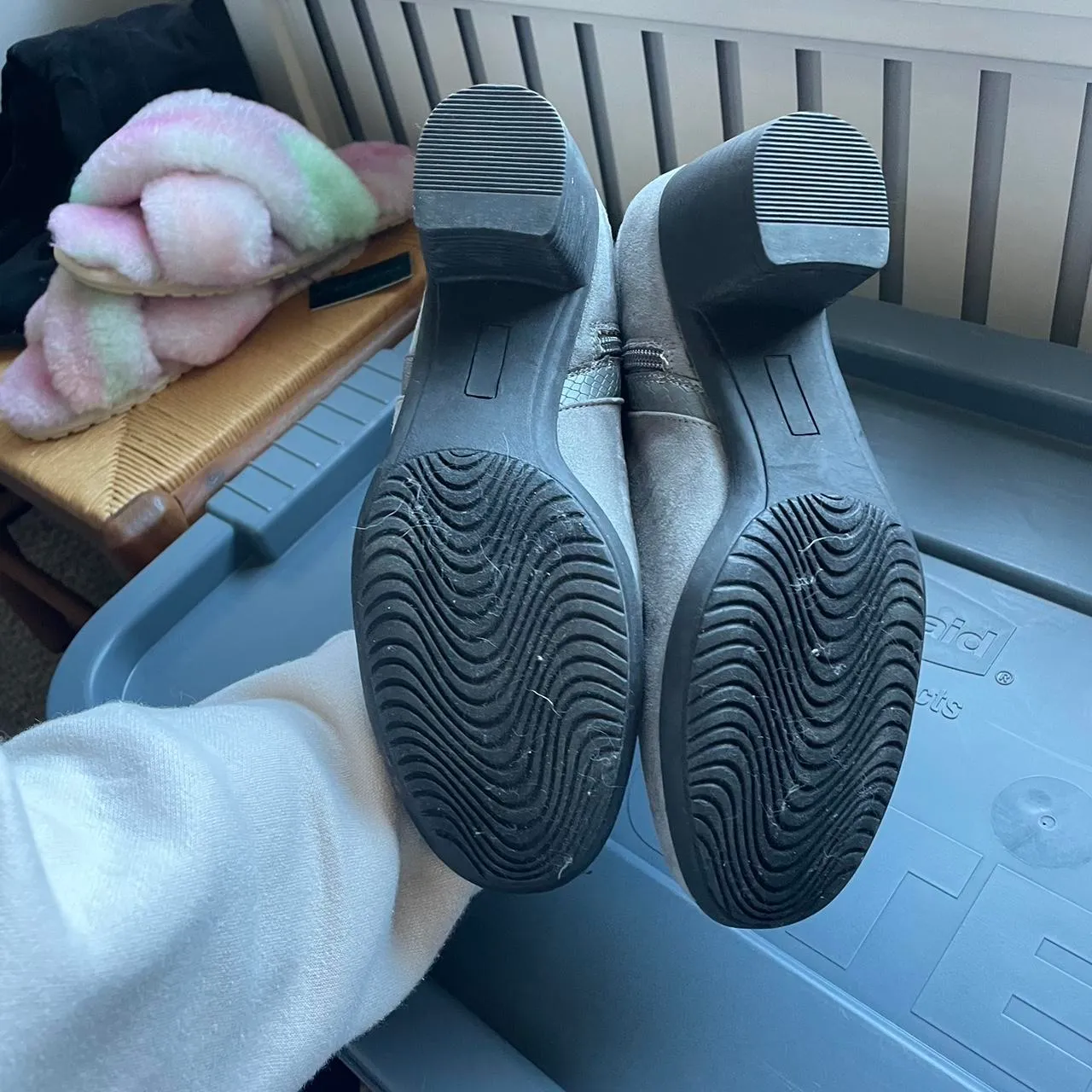 Kohls Grey heeled bootie  - Image 3