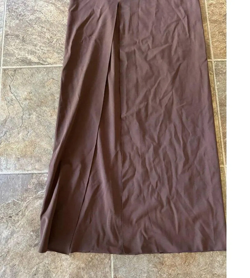 Skims Shaping Swim Long Sarong Skirt Size Small Cocoa - Image 5