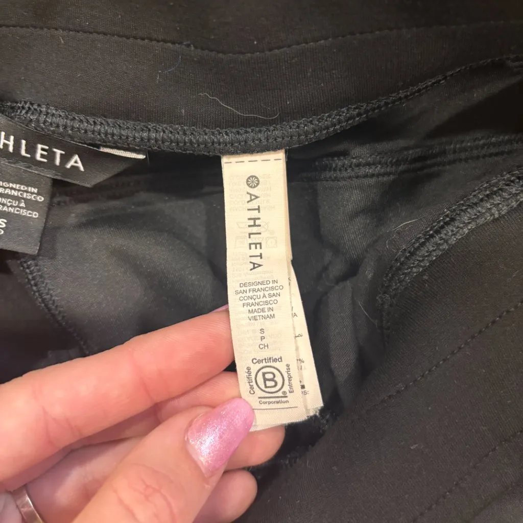 ATHLETA Get Set Hybrid Jogger Women's Size Small | Black Pant #467913 Soft Cozy - Image 6