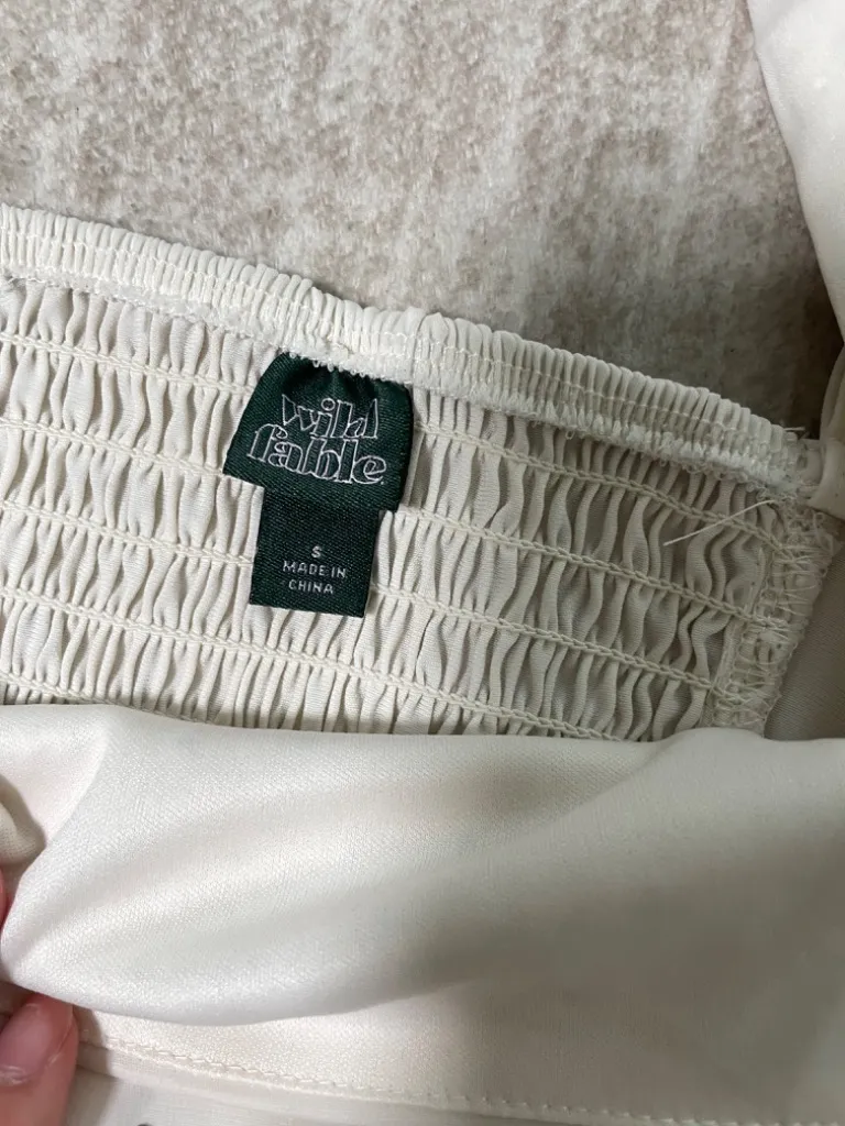 Wild Fable Sequin white top - Image 2