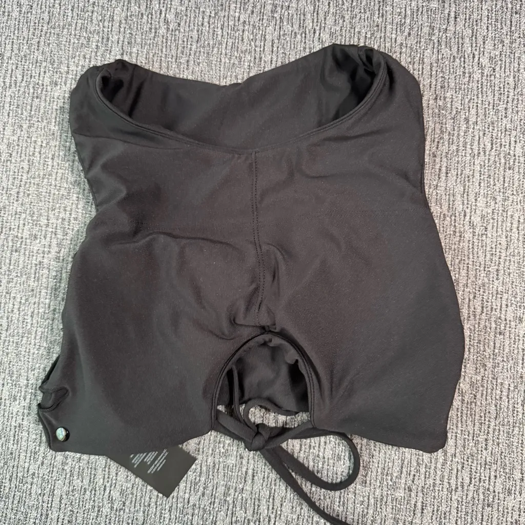 Volcom Women’s Simply Seamless High Neck Crop Bikini Top - Image 4