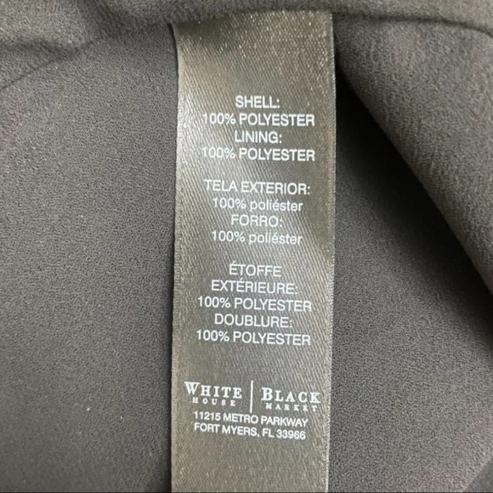 NWT White House Black Market Sleeveless Ruffle-Front Dress Size 6 - Image 12