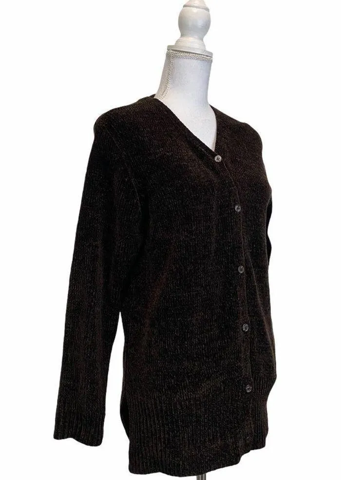 Carolyn Tayor Dark Gray Medium Fall Knit Sweater - Image 2