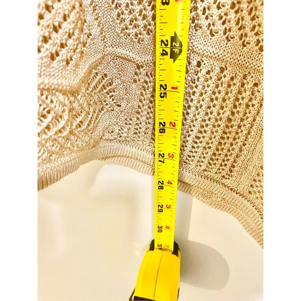 Escada Sil/Cashmere/Virgin Wool Sweater Size XL - Image 7