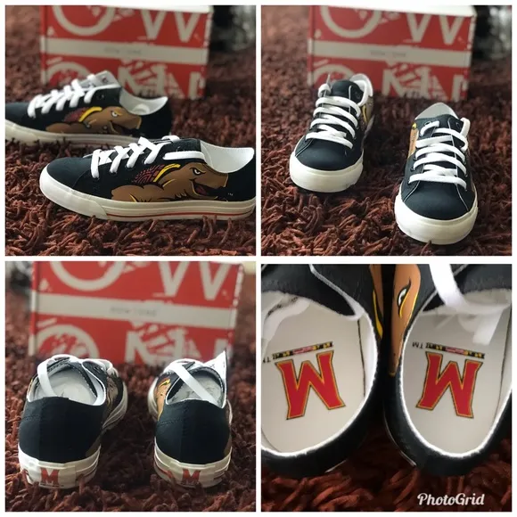Wm University of Maryland Victory Row One Shoes Size 7.5 - Image 2