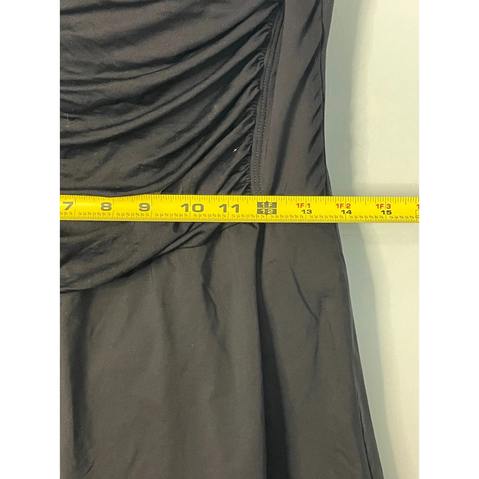 La Blanca Womens Black Ruched Tankini Swim‎ Dress with Built in Bottoms - Image 12