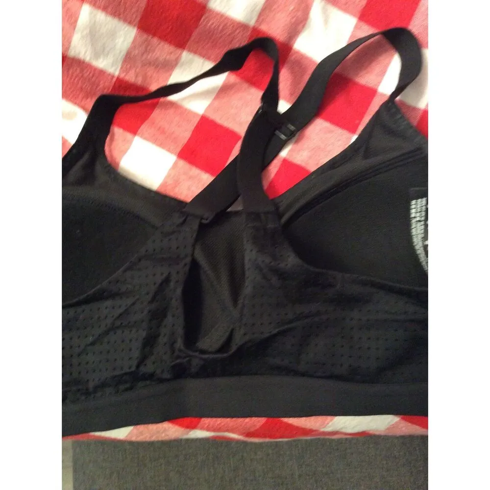 Victoria's Secret Sport Black Cross over back Sport Bra 32B - Image 4