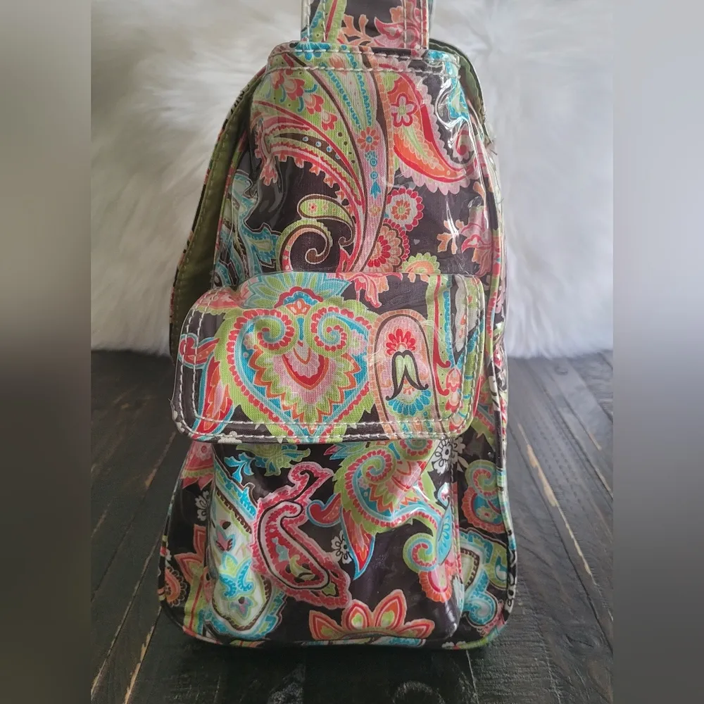 Diaper Bag With Changing Pad by Kalencom Large Green - Image 3