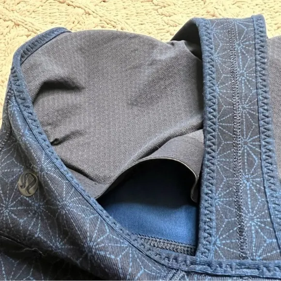 LULULEMON Power Up Tank lI Sashico Star Inkwell Rugged Blue Size 4‎ - Image 7
