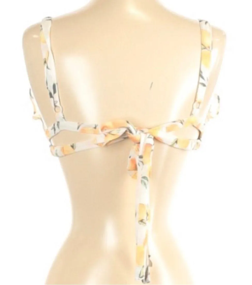 Ruffle Lemon Print Two Piece Set - Image 3