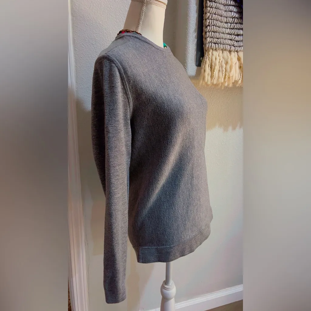Lululemon Athletica The Sweater Life Heathered Medium Grey Pullover - Image 5