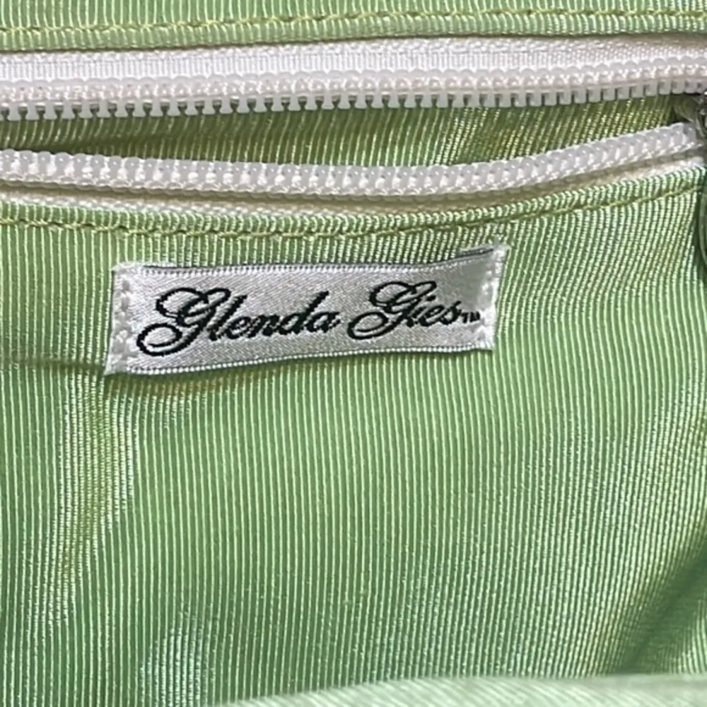 Glenda Gies Handbag lemon lime pink floral snap clutch purse - Image 35