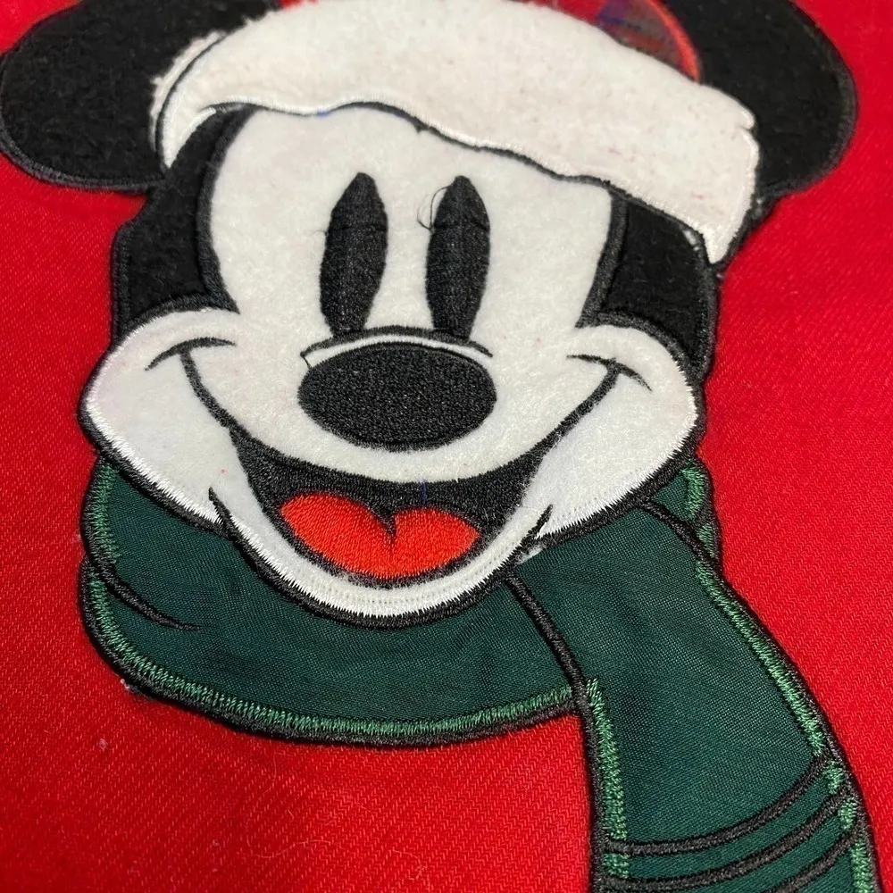 Disney Mickey Mouse Winter Holiday Christmas Sleep Shirt Nightgown Size S - Image 6