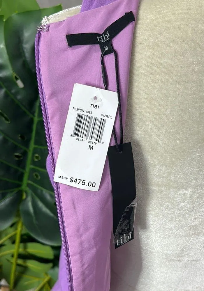 nwt // Tibi New York Ponte Knit Fit & Flare Dress w/ Scalloped Paneled Skirt - Image 14