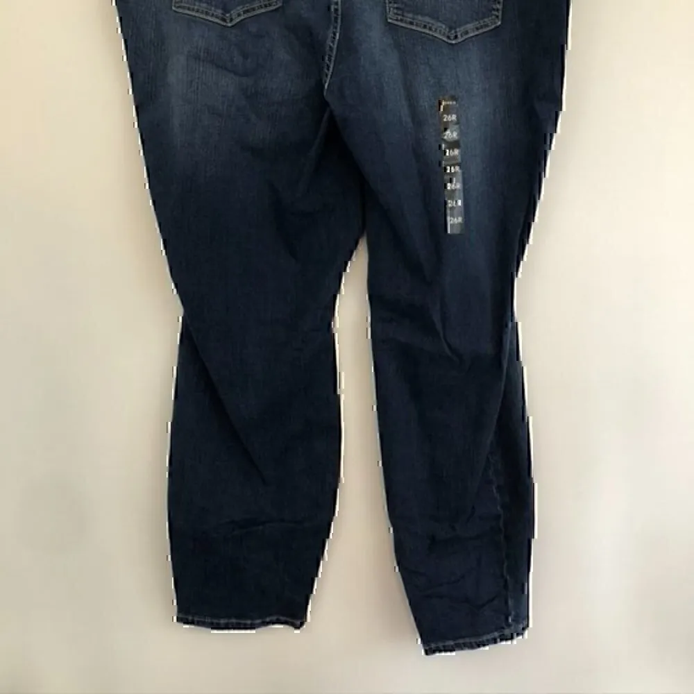 NEW NWT TORRID Plus Size Classic Skinny Jean Vintage Stretch Medium Wash 26 Reg - Image 10